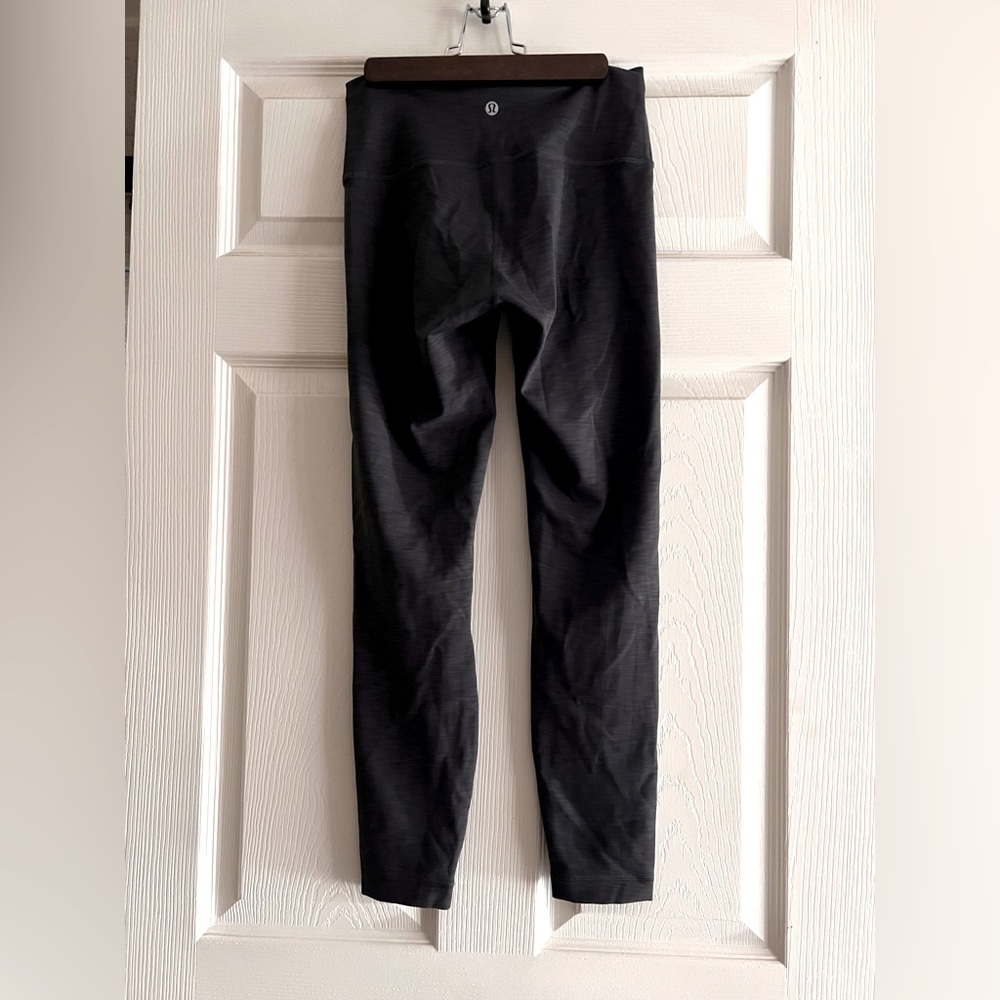 Super cute Lululemon Charcoal Gray Wunder Train High Waisted Leggings.